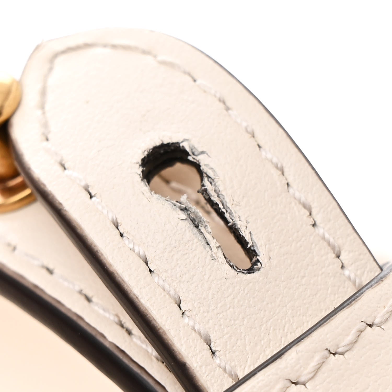 Gucci Calfskin Matelasse Chevron Mini GG Marmont Tote Mystic White 15 of 15