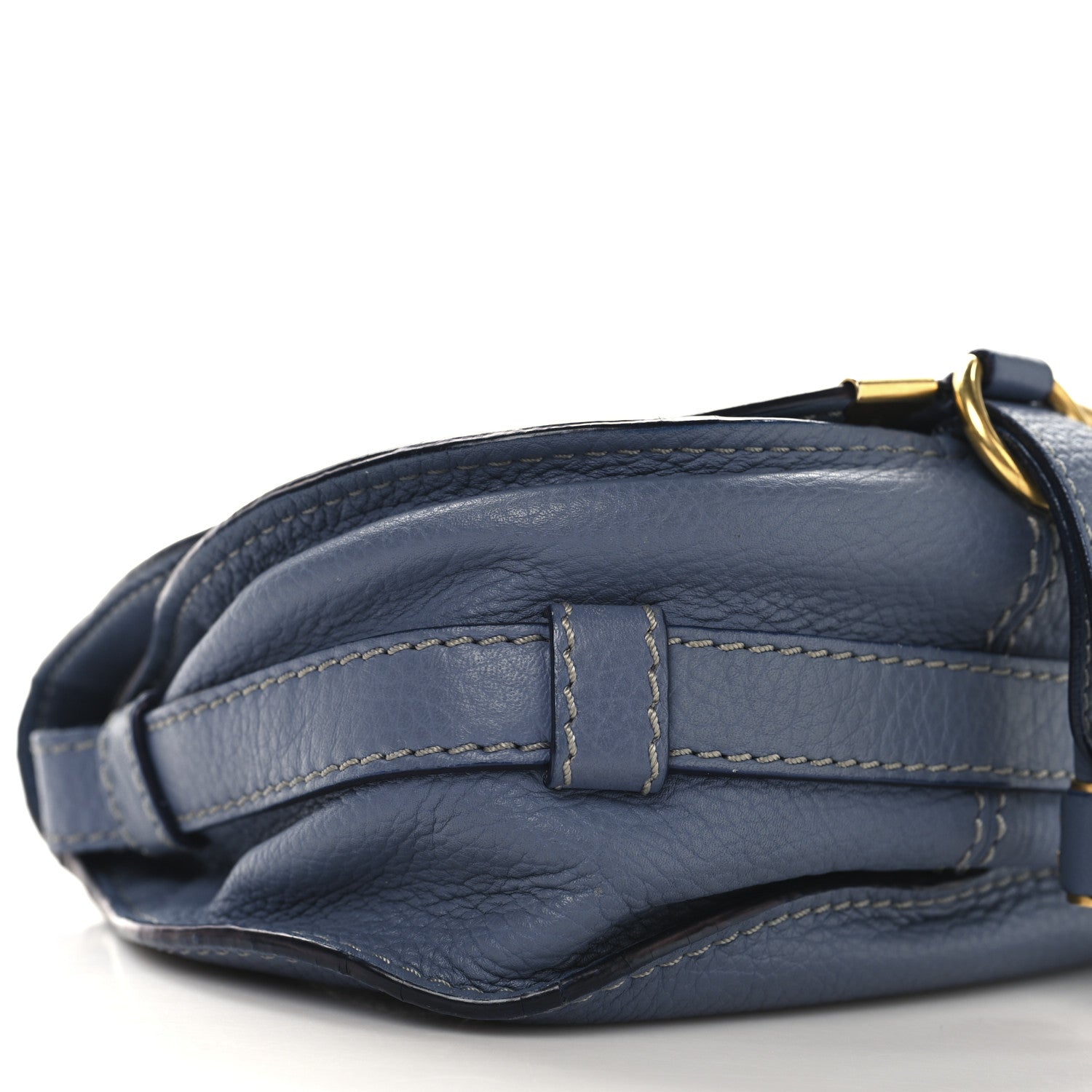 Chloe Calfskin Small Marcie Round Crossbody Bag Royal Navy 8 of 12