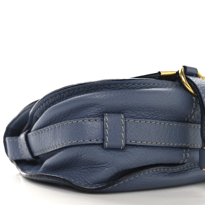 Chloe Calfskin Small Marcie Round Crossbody Bag Royal Navy 8 of 12