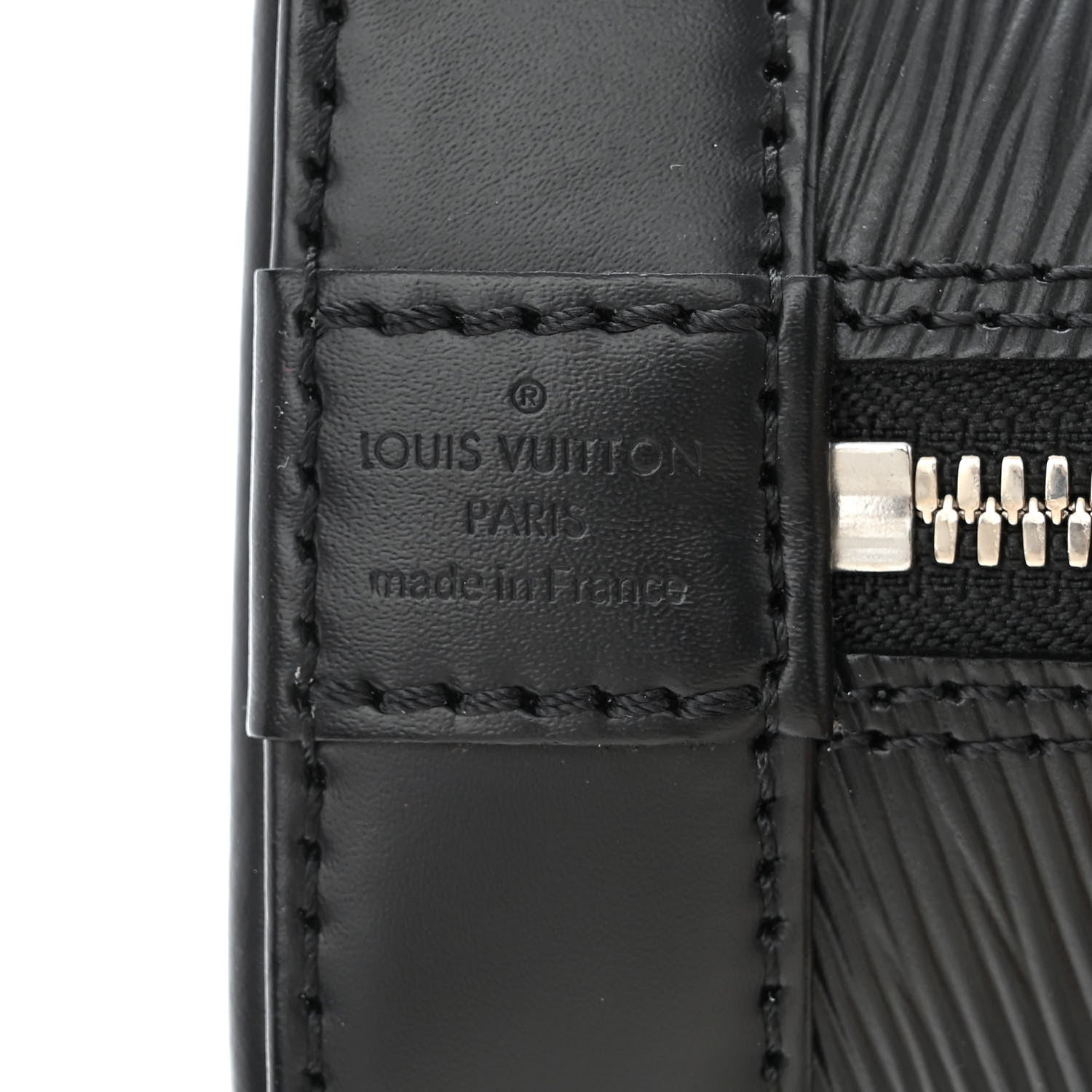Louis Vuitton Epi Alma BB Black 6 of 10
