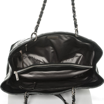Chanel Caviar Quilted XXL Grand Shopping Tote GST Dark Grey 5 of 7