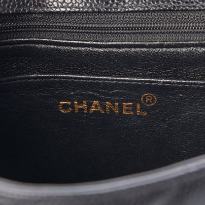 Chanel Caviar Quilted Medium Flap Shoulder Bag Black 6 of 10