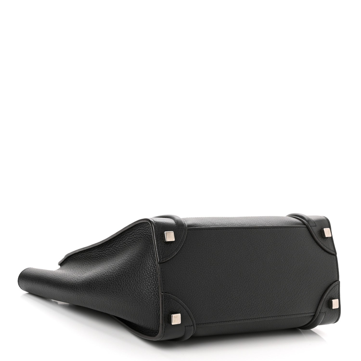 Celine Drummed Calfskin Micro Luggage Black 4 of 16