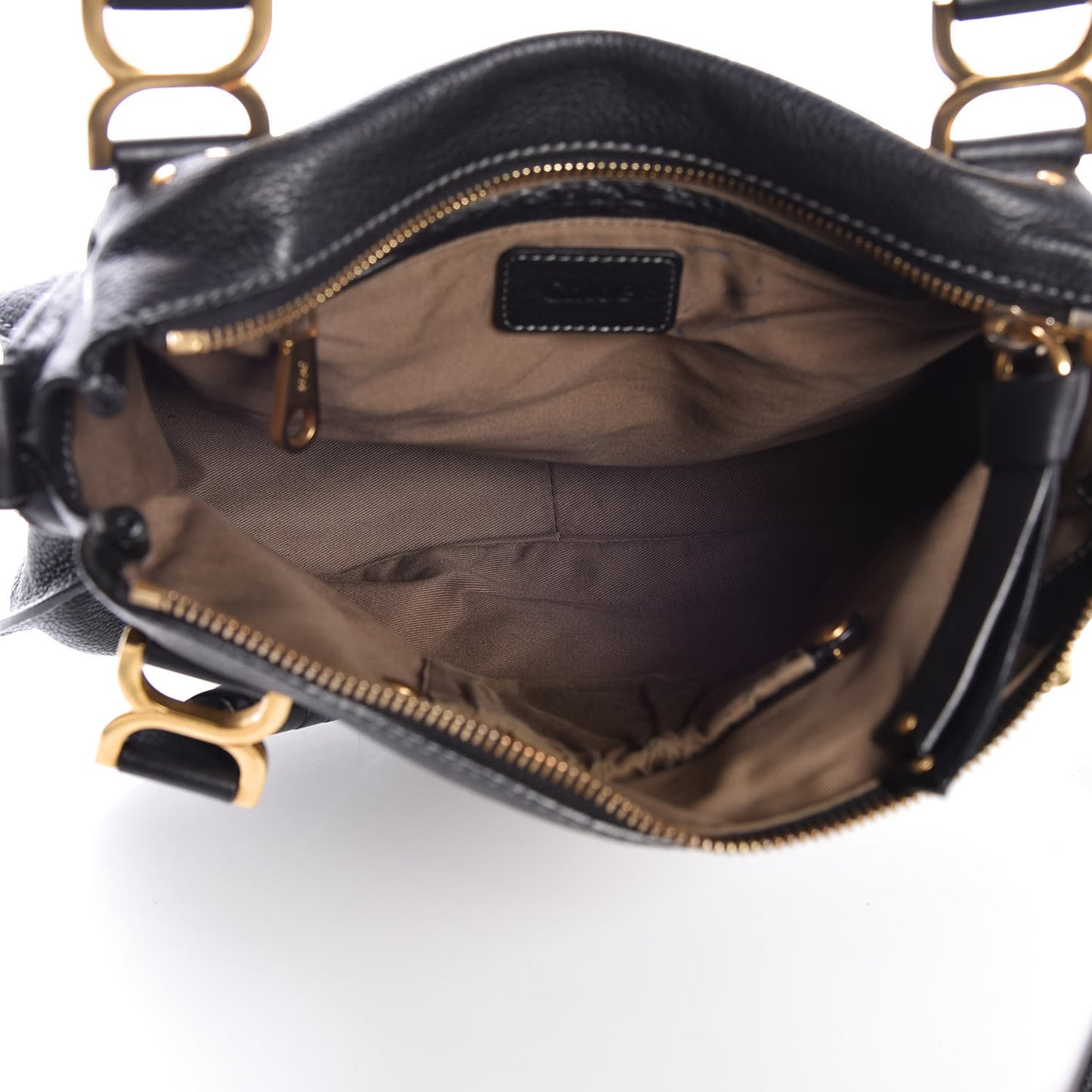 Calfskin Medium Marcie Satchel Black