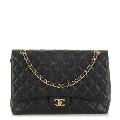 Chanel Caviar Quilted Maxi Single Flap Black 1 of 9