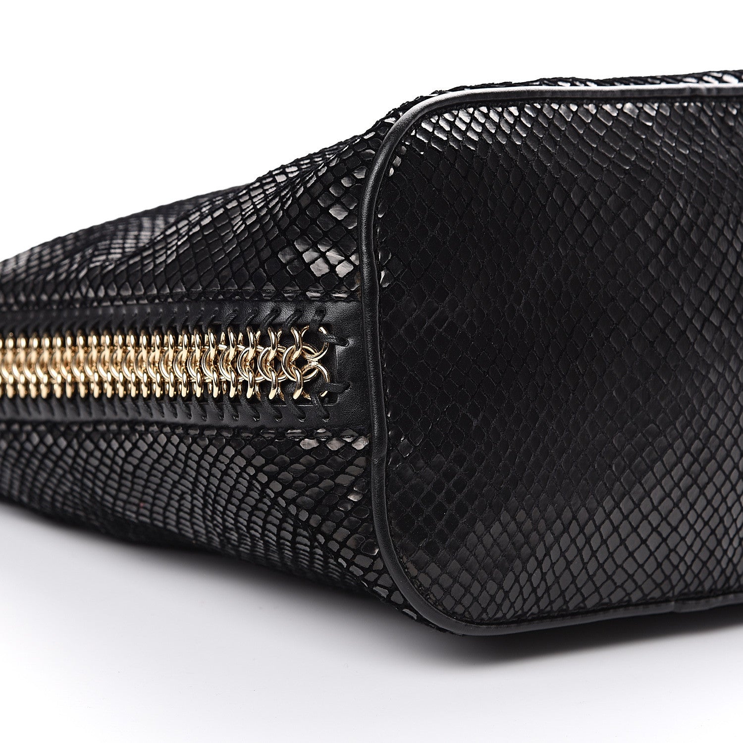 Stella McCartney Faux Python Bailey Boo Hobo Black 8 of 12