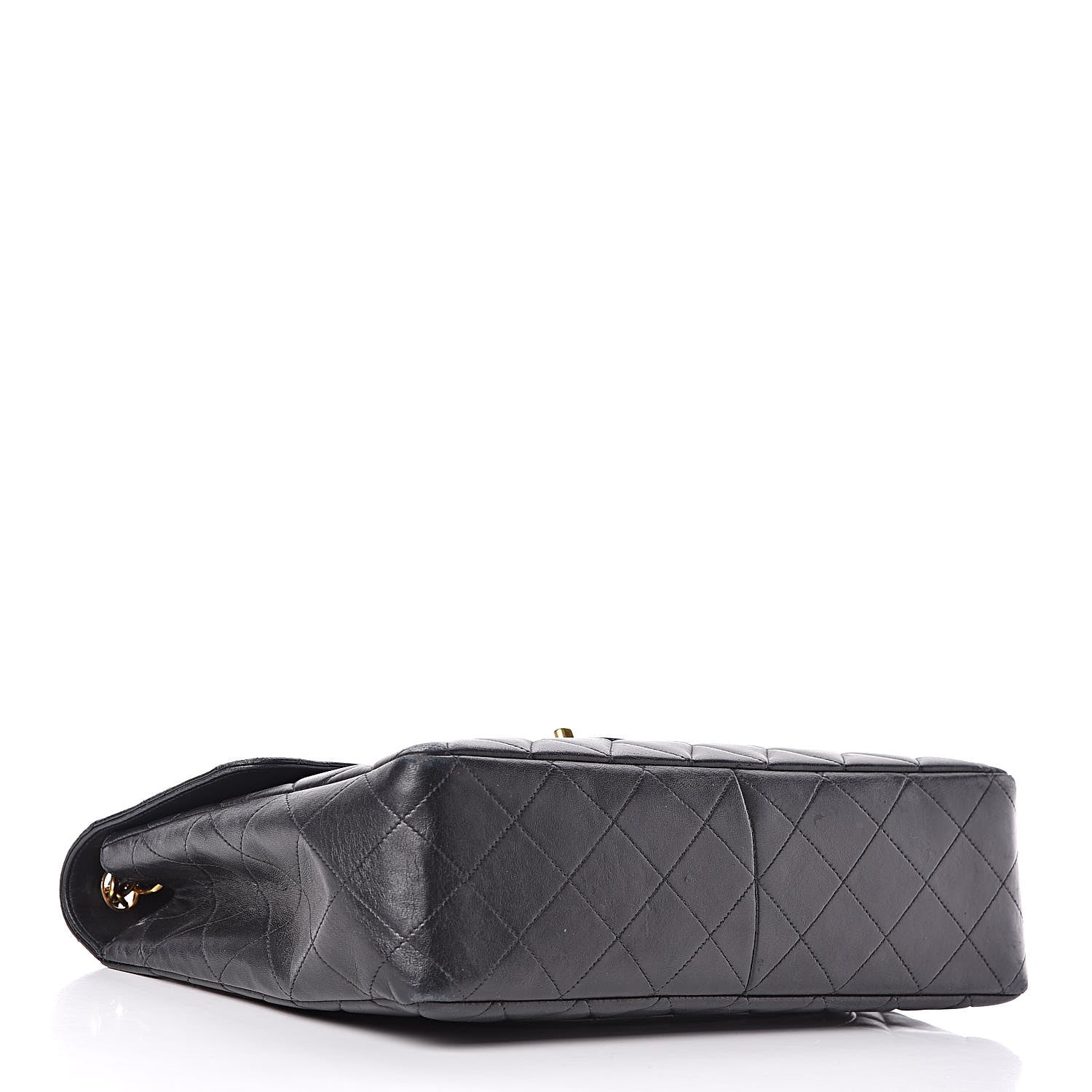 Chanel Lambskin Quilted Jumbo Single Flap Black 5 of 22