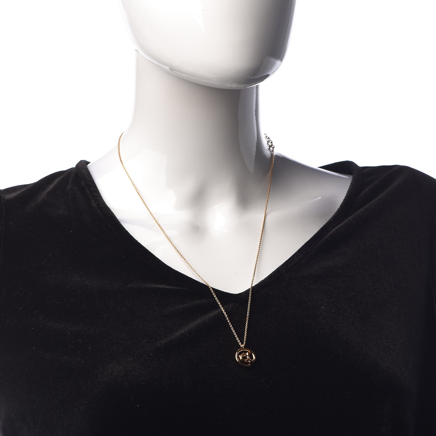 Louis Vuitton LV And Me AT Necklace Gold 2 of 7
