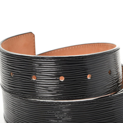 Louis Vuitton Epi Electric 40mm LV Initiales Belt 90 36 Black 4 of 10