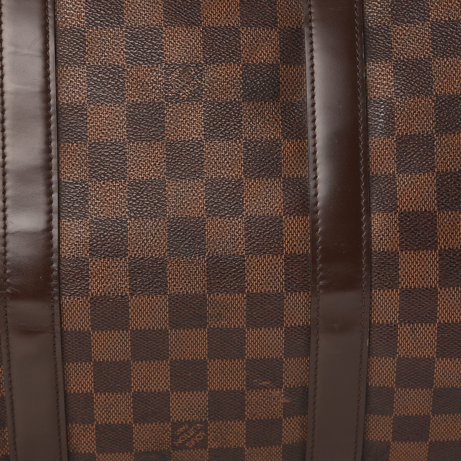 Louis Vuitton Damier Ebene Keepall Bandouliere 55 25 of 26