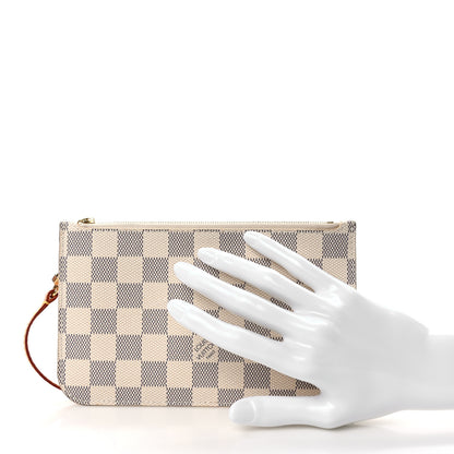 Louis Vuitton Damier Azur Neverfull PM Pochette 2 of 6