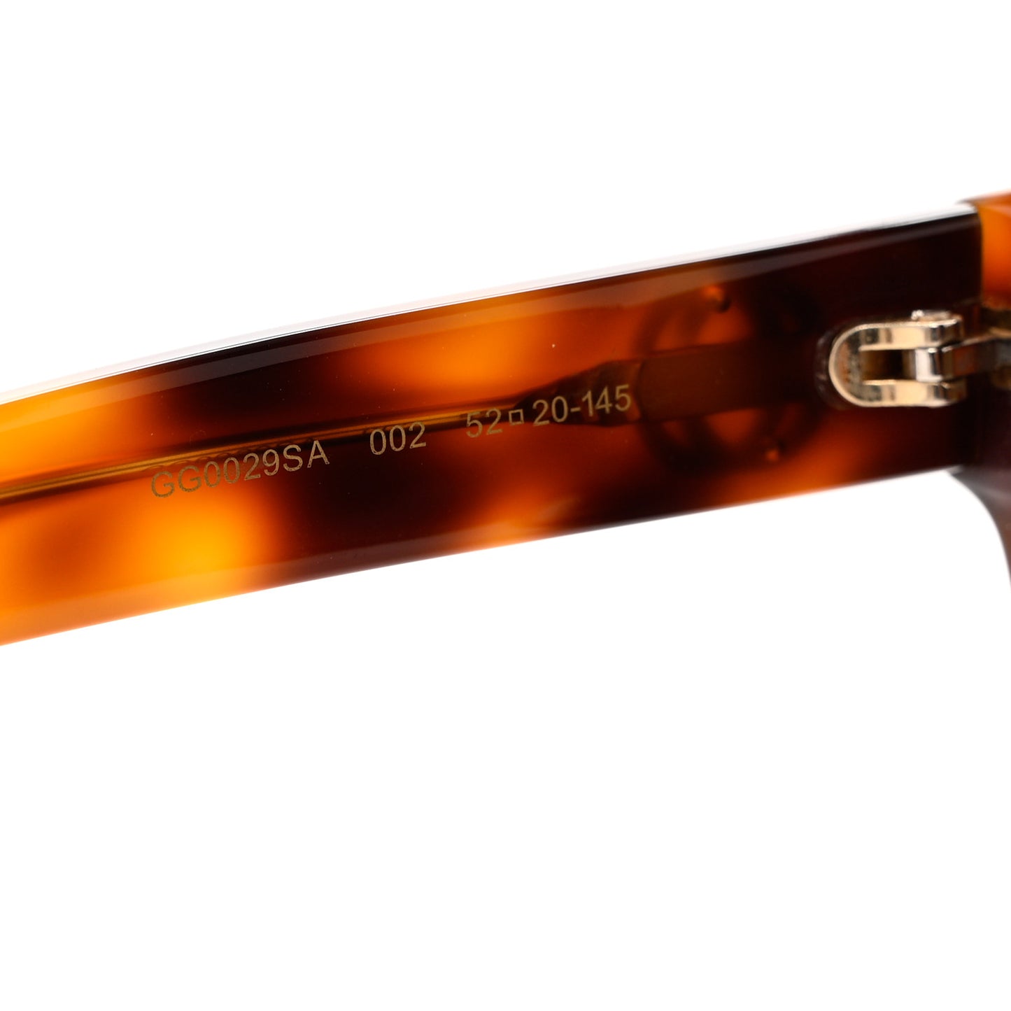 Acetate Square Frame Sunglasses GG0029SA Tortoise