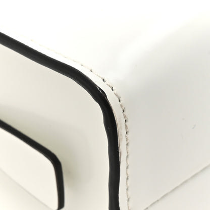 Prada Spazzolato Mini Re-Edition 1995 Double Handle Handbag White 11 of 11