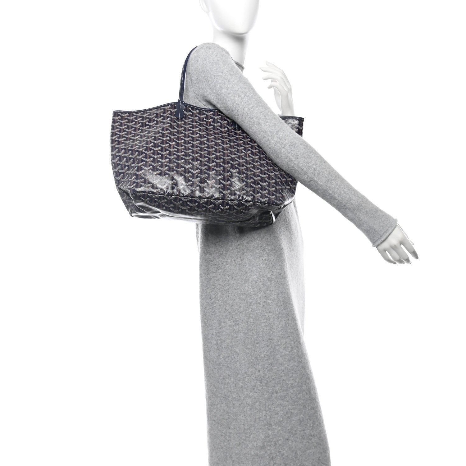 Goyard Goyardine Saint Louis PM Navy 3 of 11