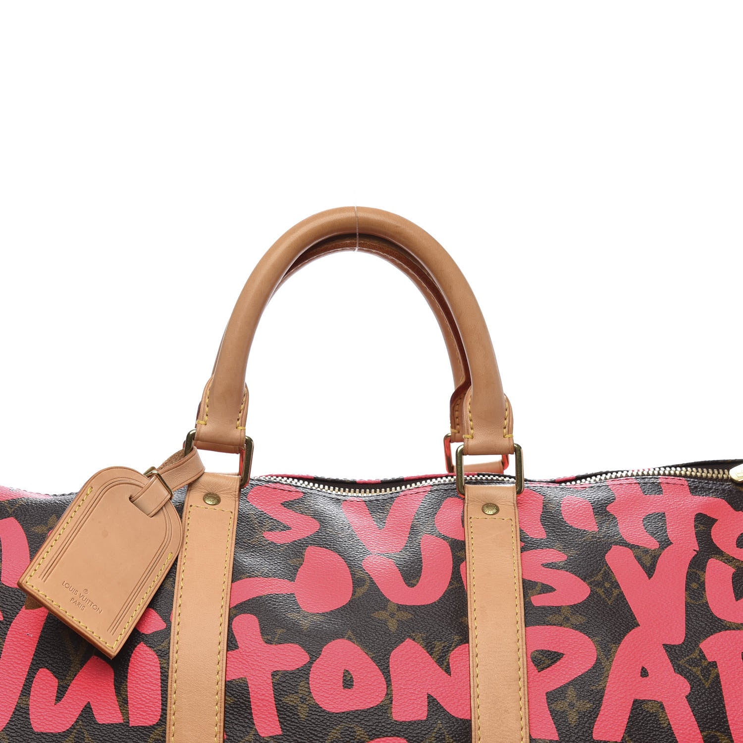 Louis Vuitton Monogram Graffiti Keepall 50 Fuchsia 8 of 10