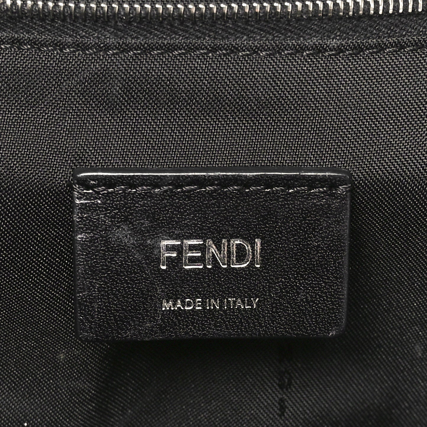 Nylon Vitello Century Logo Backpack Black
