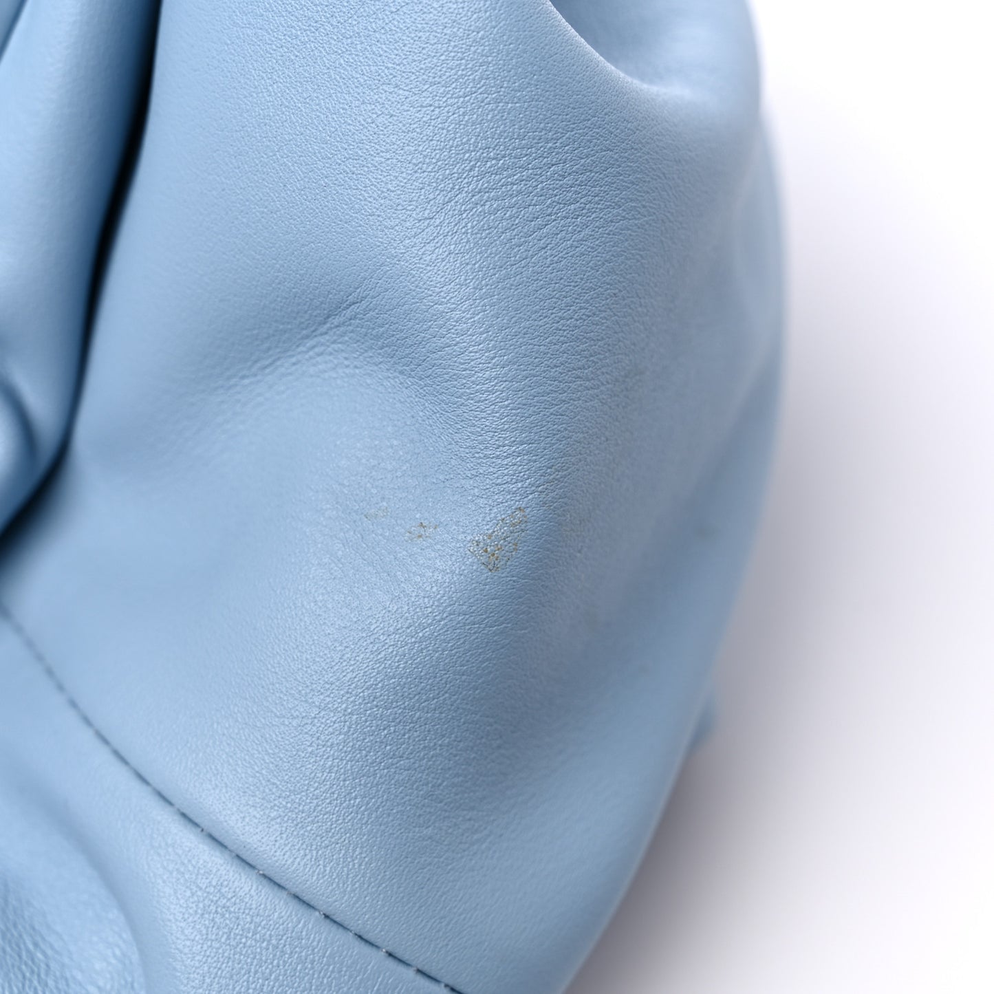 Smooth Butter Calf The Pouch Oversized Clutch Ice