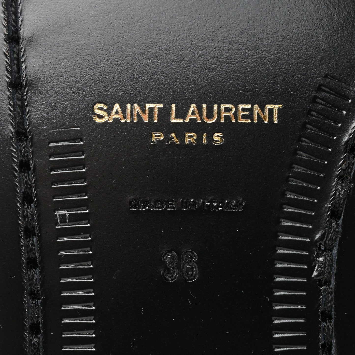 Calfskin Penny Loafers 36 Black