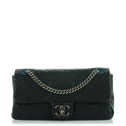 Chanel Caviar Quilted Medium Simply CC Flap Black 1 of 8