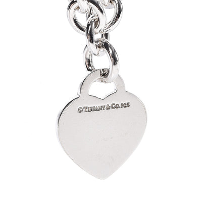 Tiffany Sterling Silver Notes Heart Tag Toggle Bracelet 5 of 6