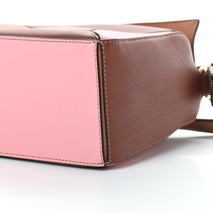 Loewe Calfskin Small Puzzle Bag Tan Medium Pink 9 of 10