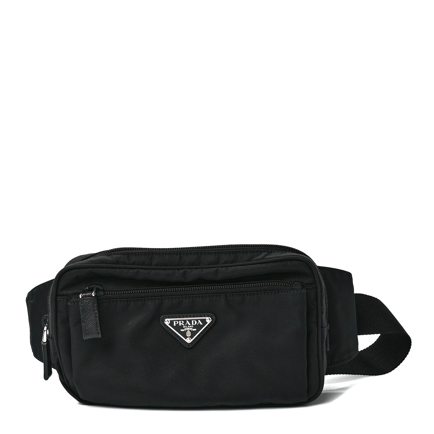 Prada Re-Nylon Saffiano Belt Bag Black 1 of 12