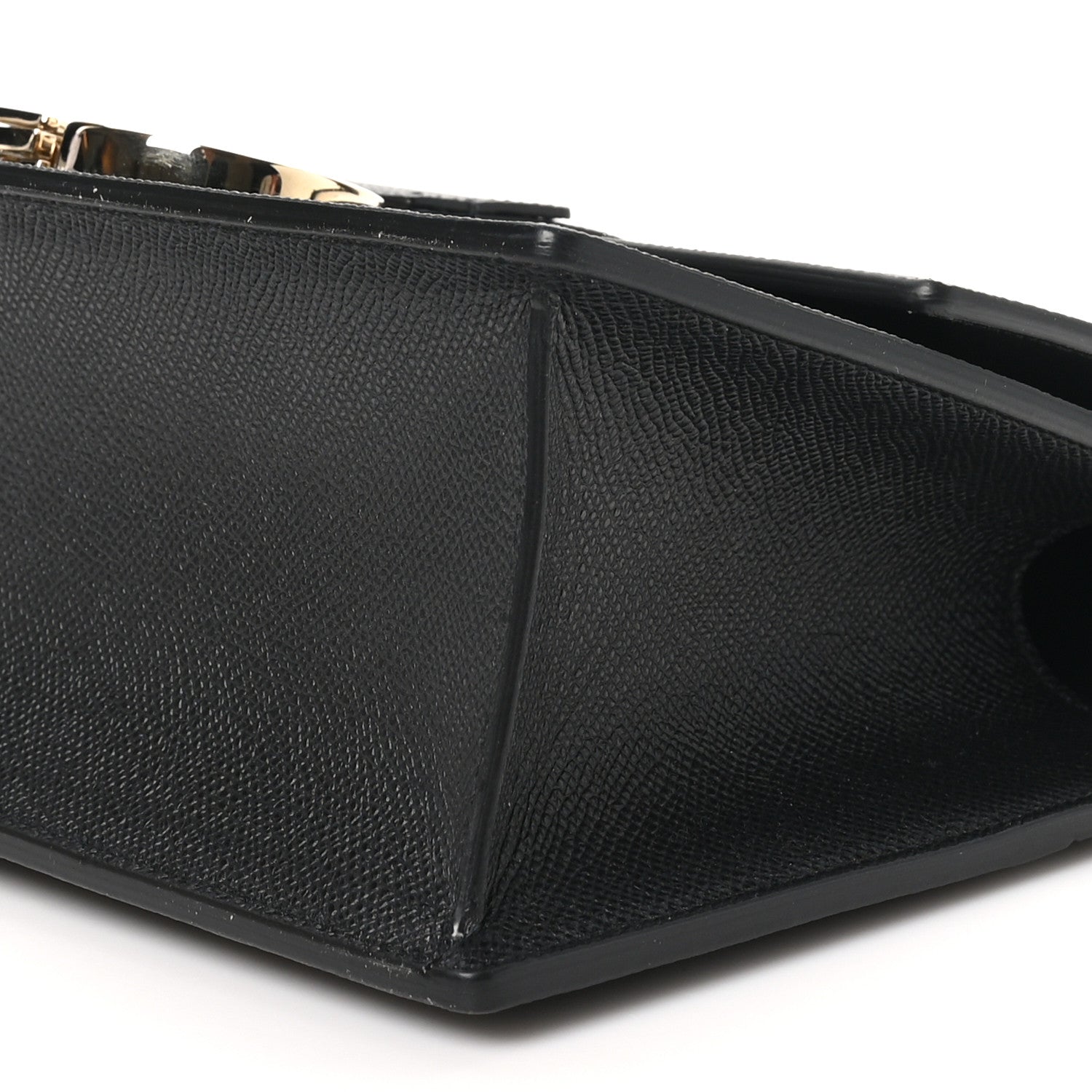 Christian Dior Grained Calfskin Embossed 30 Montaigne Chain Flap Bag Black 9 of 10