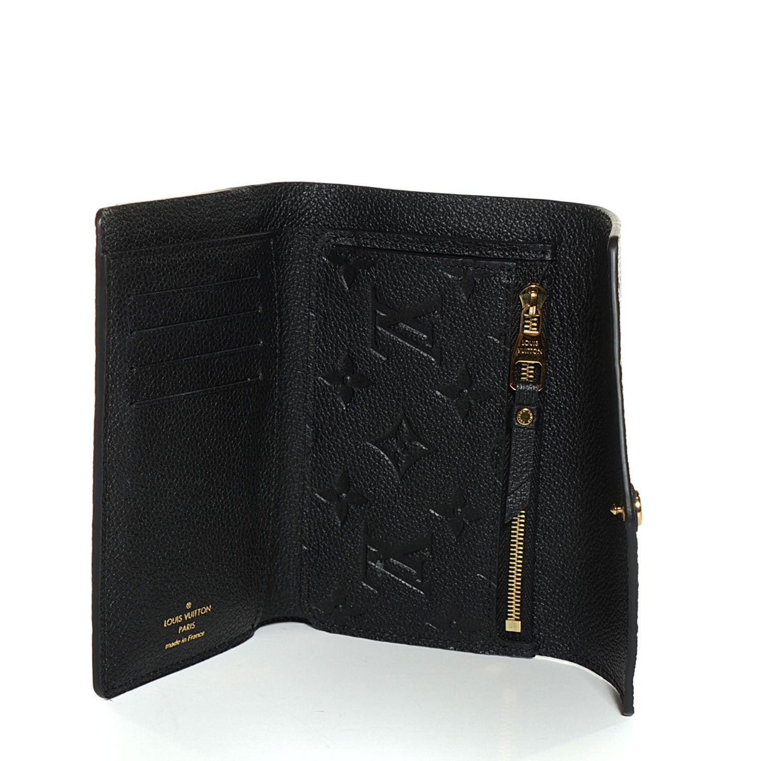 Louis Vuitton Empreinte Compact Curieuse Wallet Black 6 of 8