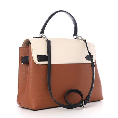 Louis Vuitton Soft Calfskin Lockme Ever Caramel Creme Black 2 of 9