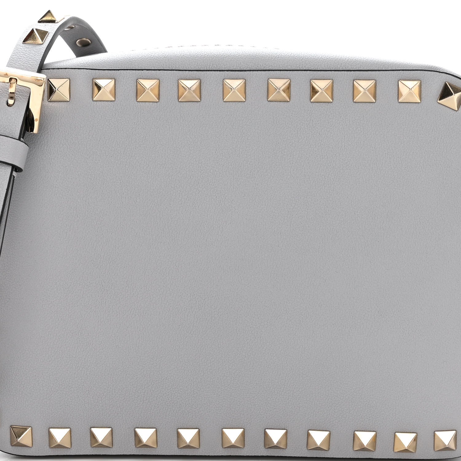 Valentino Garavani Vitello Rockstud Camera Crossbody Bag Light Stone 8 of 10