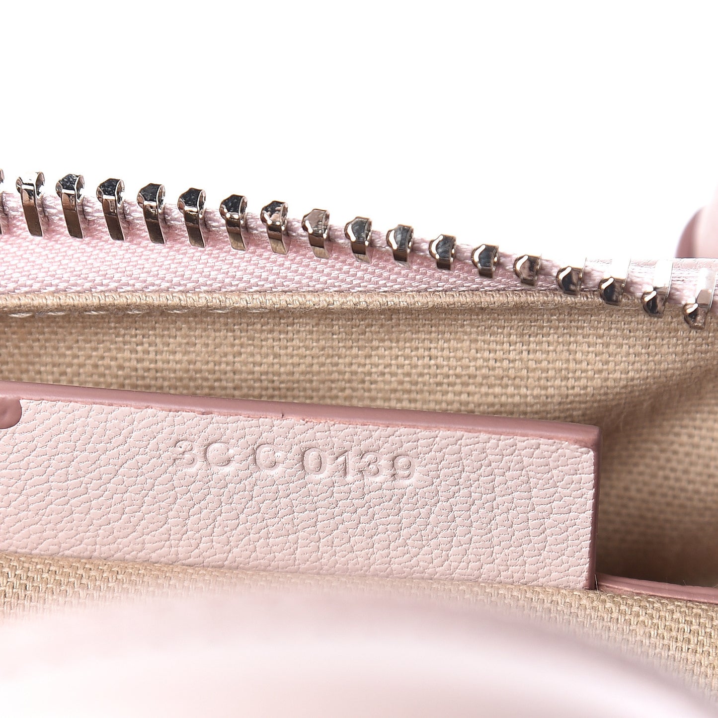 Sugar Goatskin Mini Antigona Pale Pink