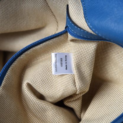 MCM Calfskin Tote Blue 15 of 16