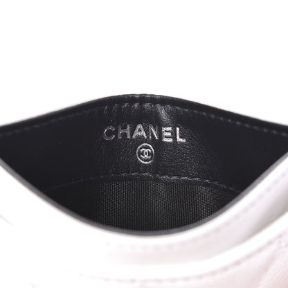 Chanel Caviar Quilted My Everything Card Holder White Black 6 of 9