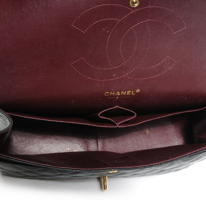 Chanel Caviar Quilted Jumbo Double Flap Black 6 of 9