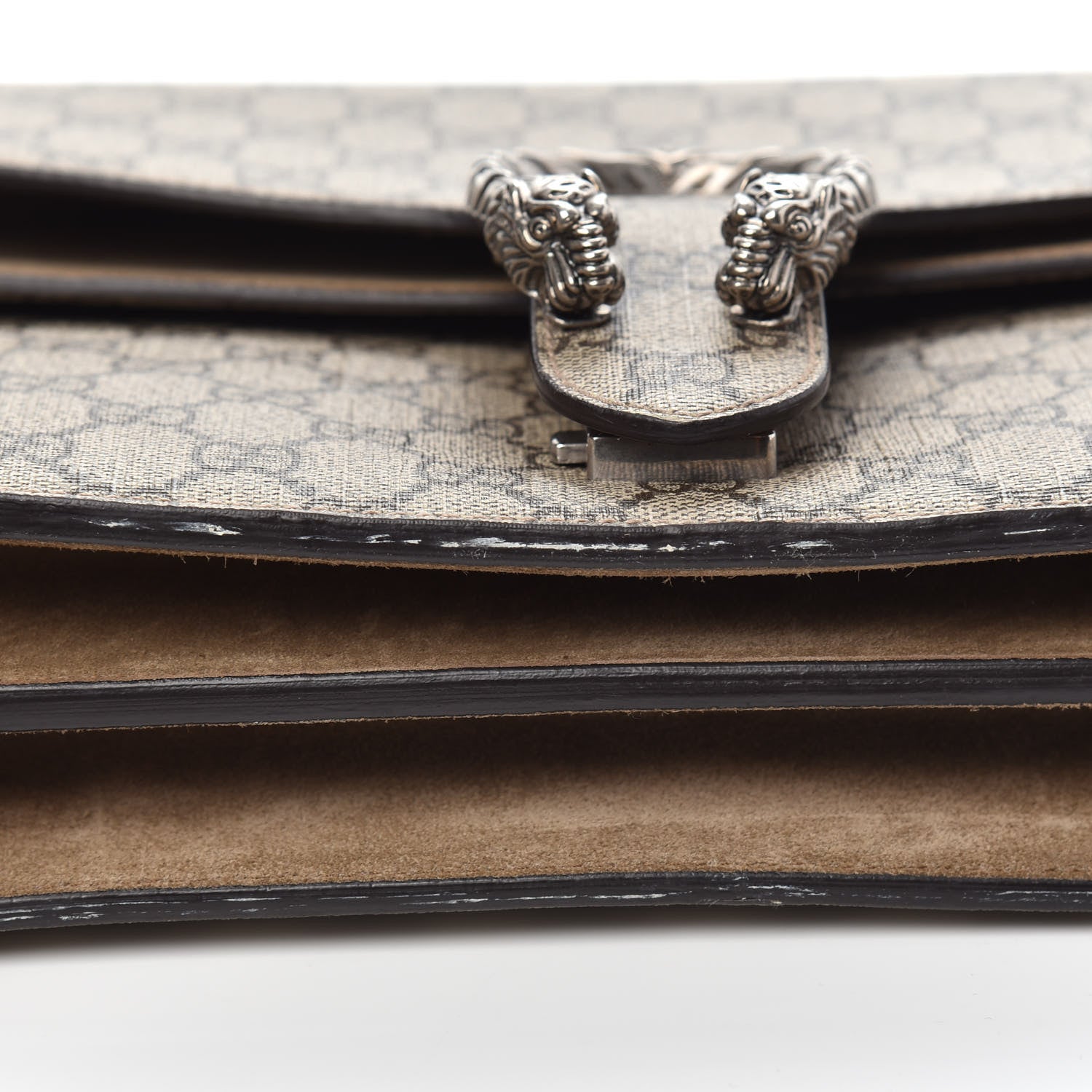 Gucci GG Supreme Monogram Medium Dionysus Shoulder Bag Taupe 10 of 18