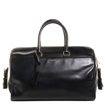 Saint Laurent Calfskin Classic Duffle 12 Black 1 of 9