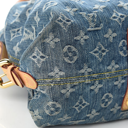 Louis Vuitton Denim Neo Cabby MM Blue 14 of 18