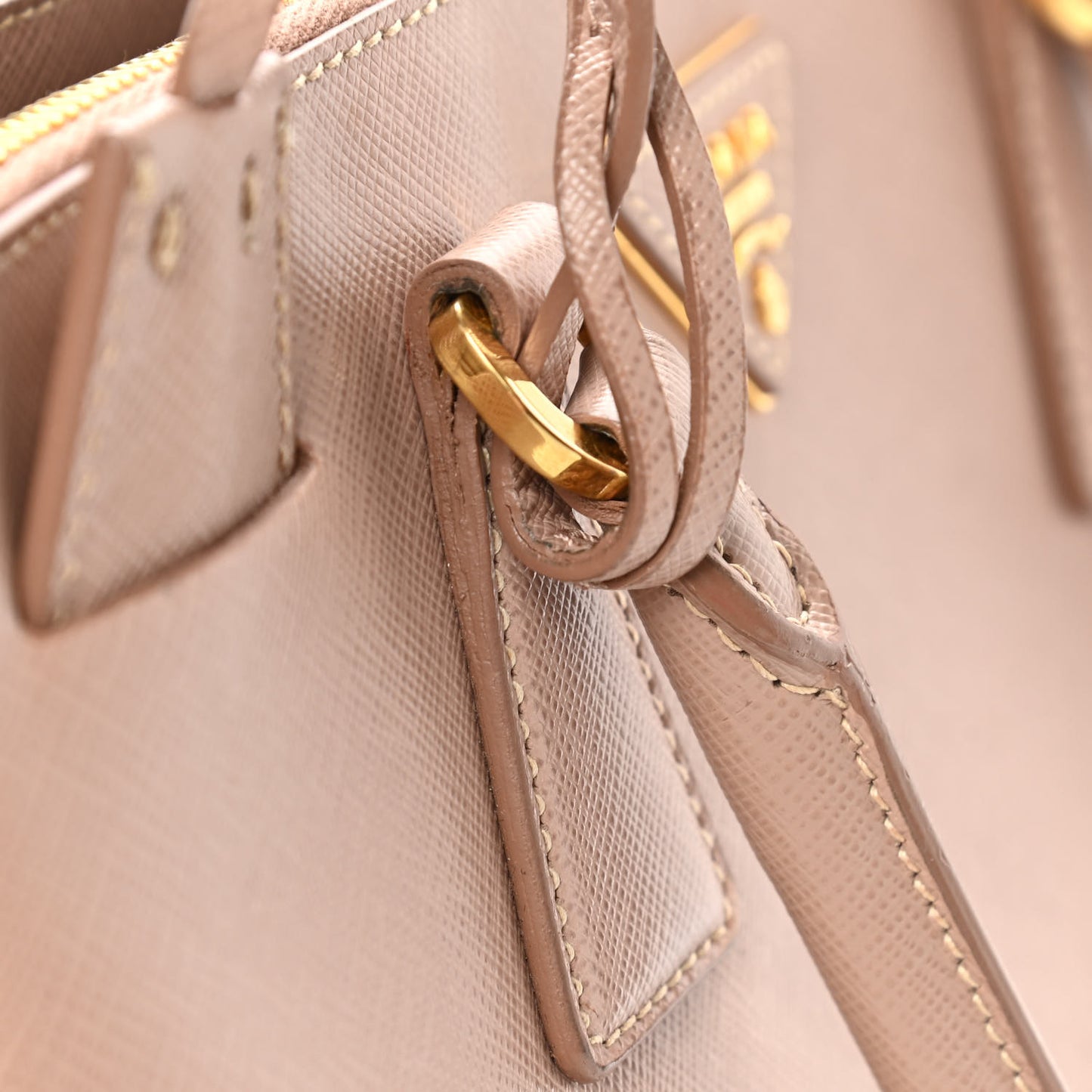 Saffiano Small Galleria Double Zip Tote Cammeo