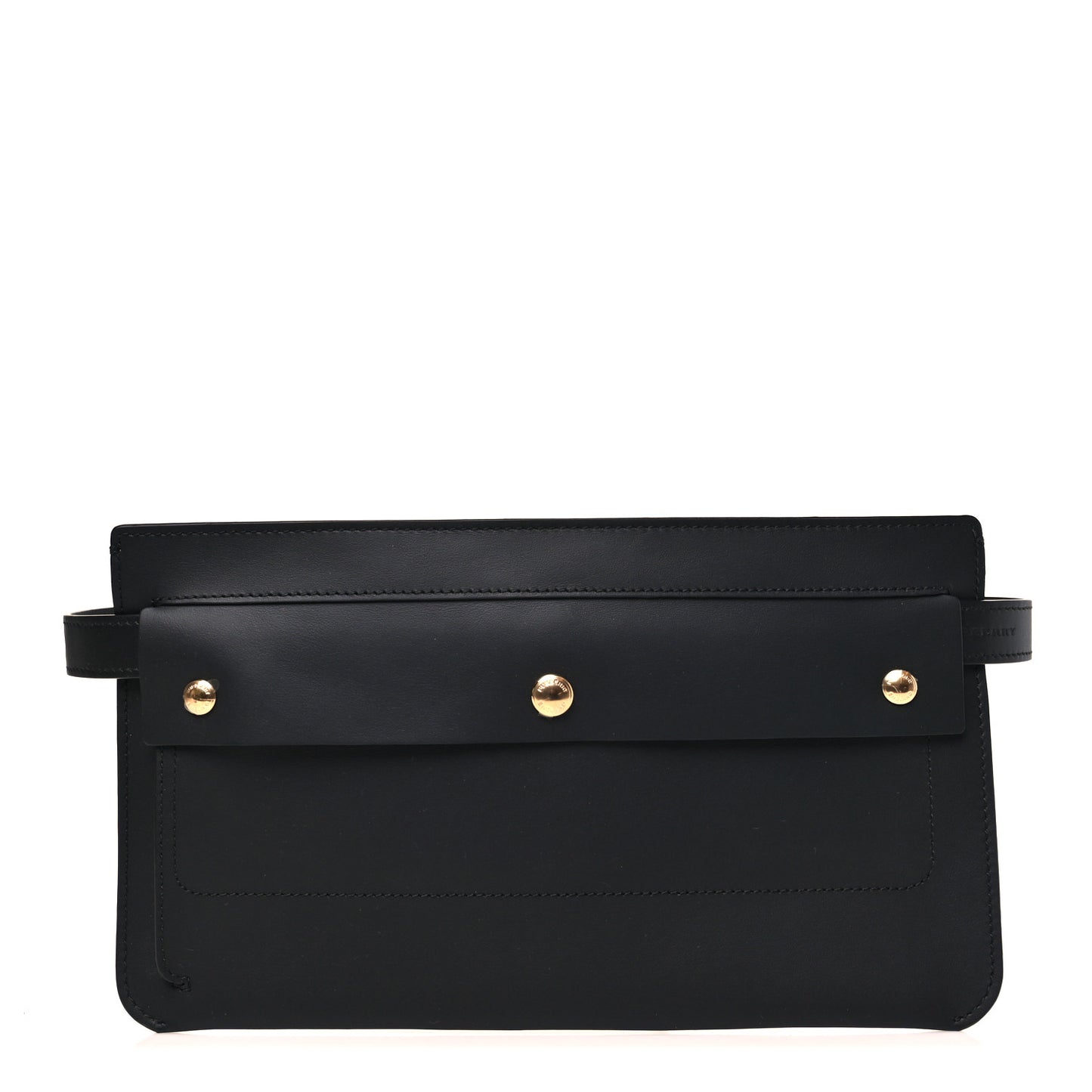 Calfksin Slim Belt Bag Black