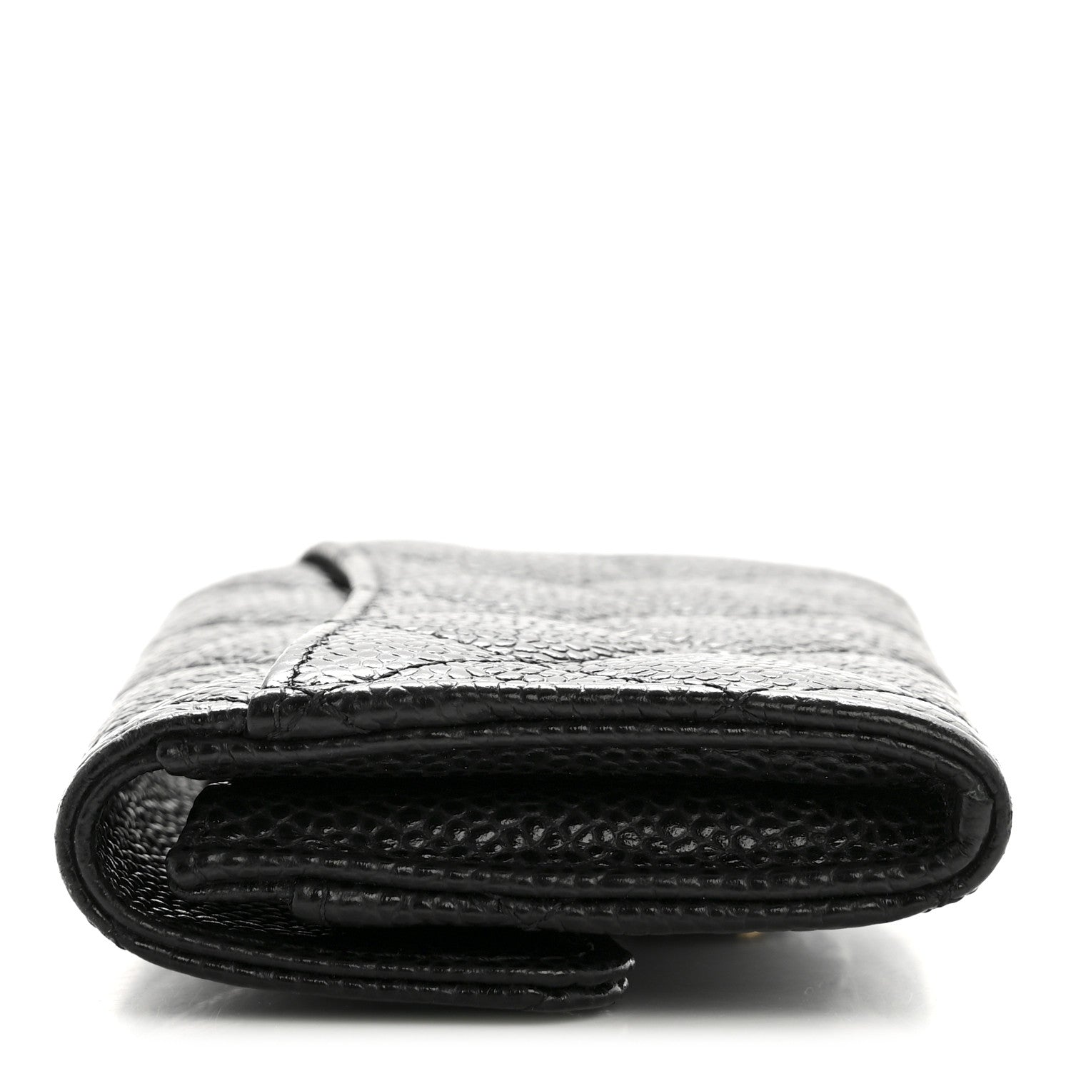 Chanel Caviar Quilted Flap Card Holder Wallet Black 8 of 11