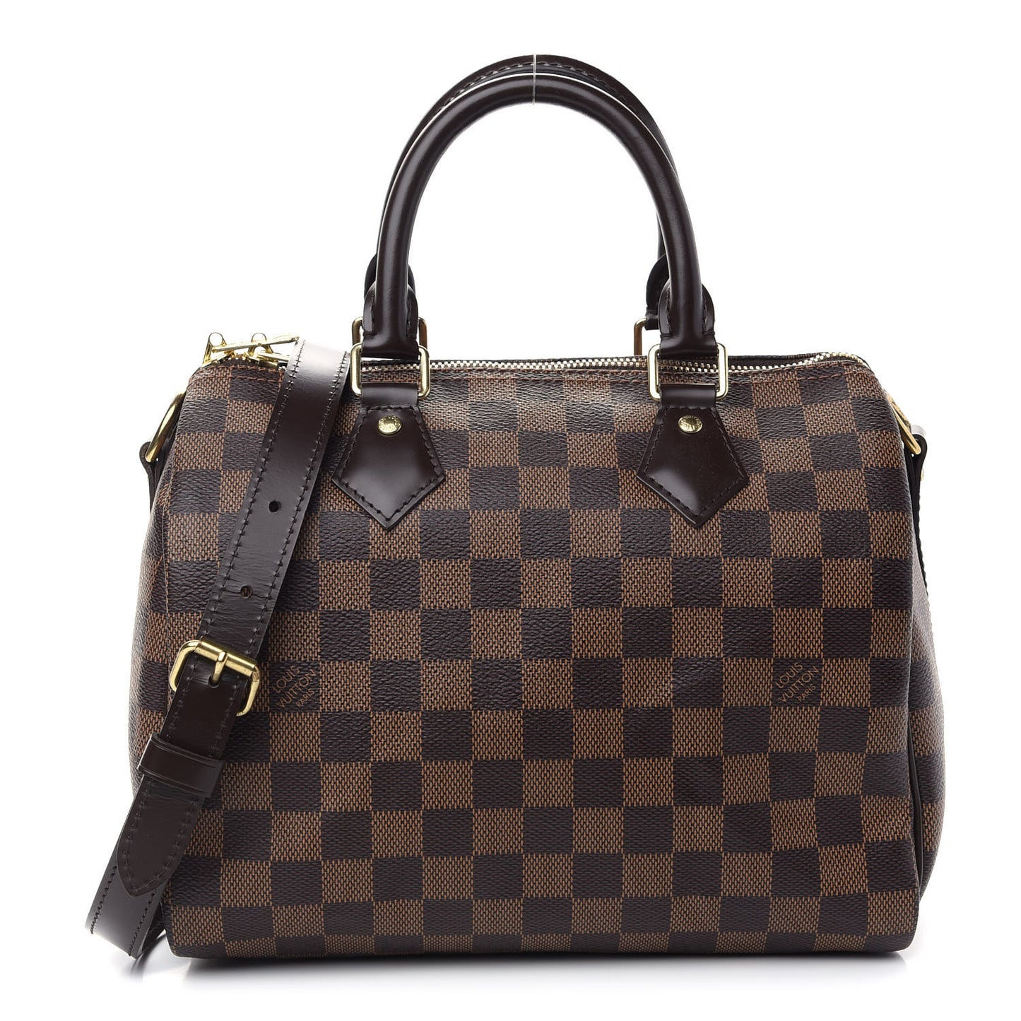 Damier Ebene Speedy Bandouliere 25