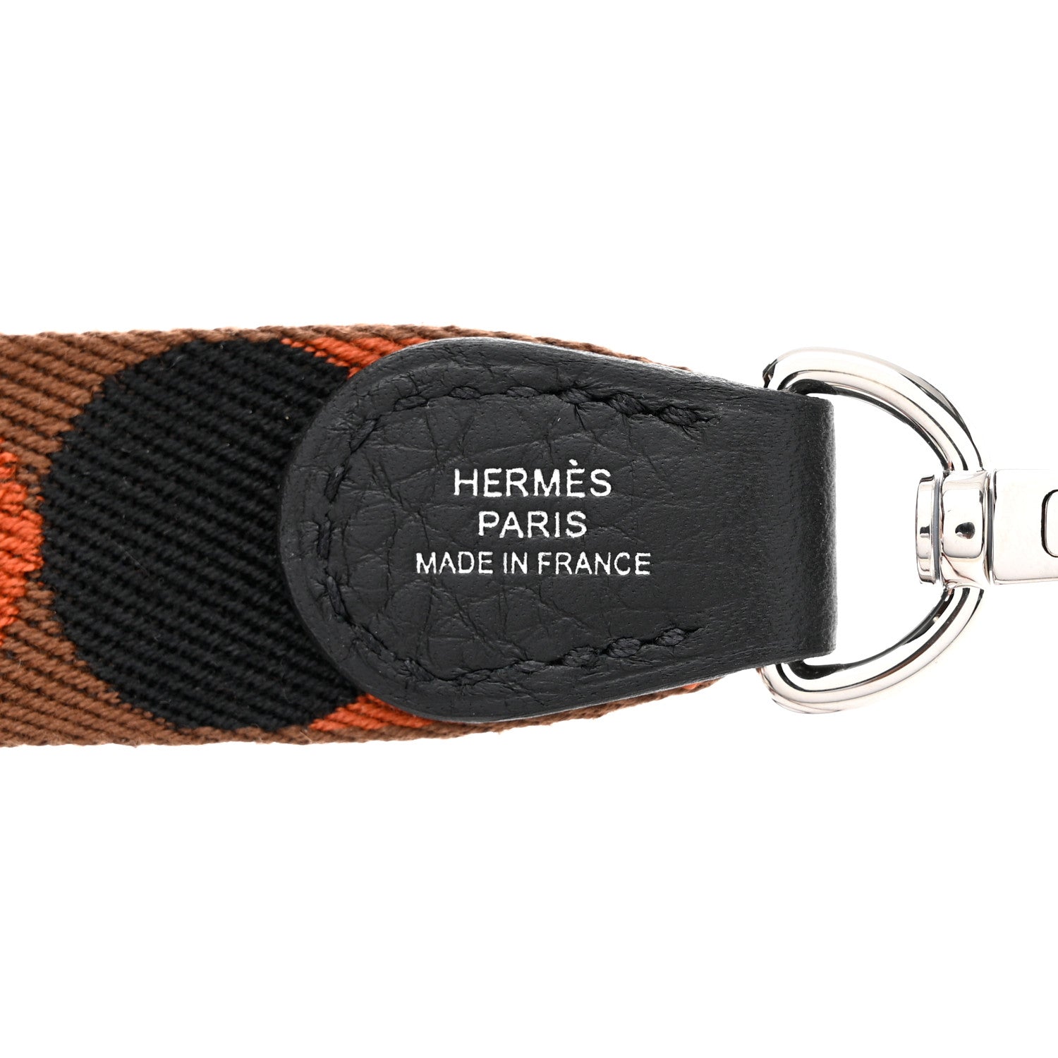 Hermes Toile Swift 25mm Sangle Flipperball Shoulder Strap Noisette Cuivre Gold 3 of 3