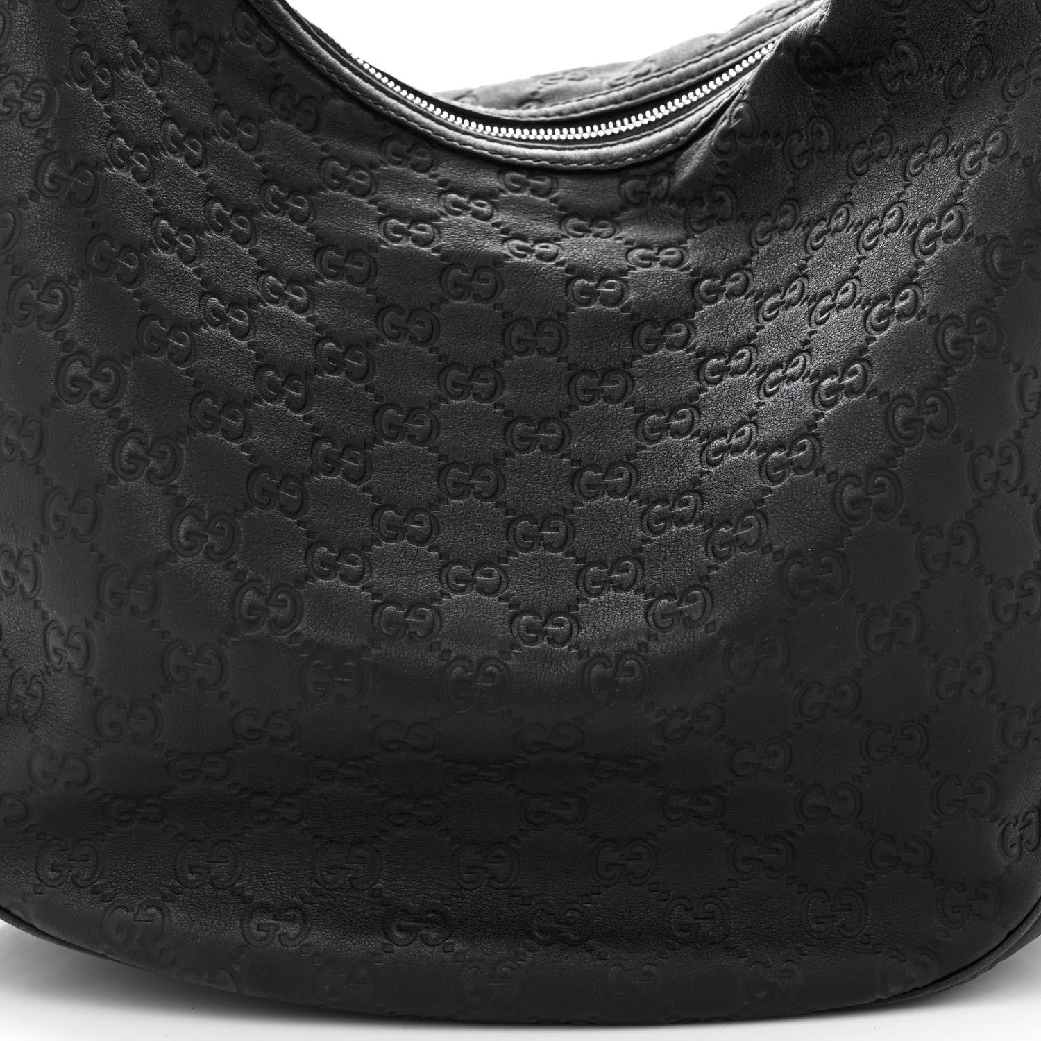 Gucci Guccissima Large GG Twins Hobo Black 8 of 13
