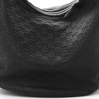Gucci Guccissima Large GG Twins Hobo Black 8 of 13