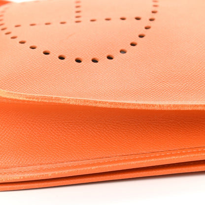 Hermes Epsom Evelyne II GM Orange 11 of 17