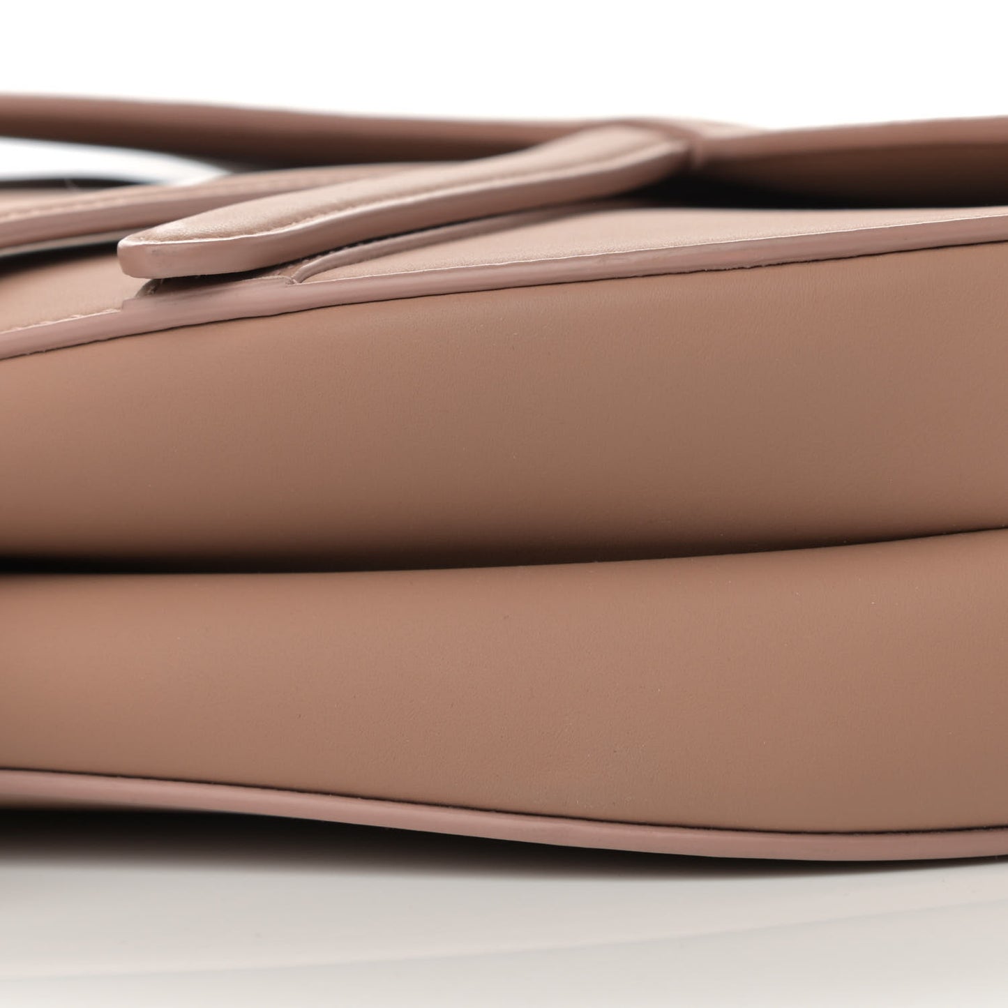 Ultra Matte Calfskin Saddle Bag Blush