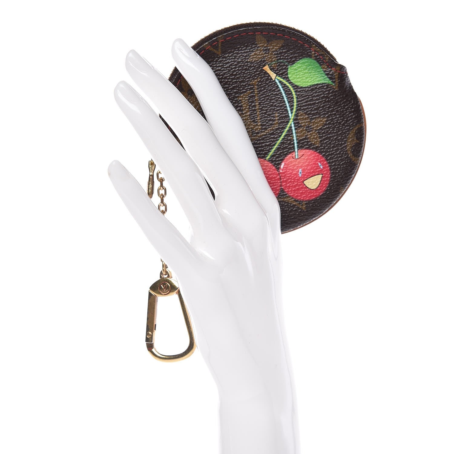 Louis Vuitton Monogram Cerises Round Coin Purse 2 of 7