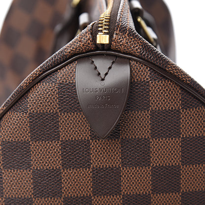 Louis Vuitton Damier Ebene Speedy 30 5 of 8