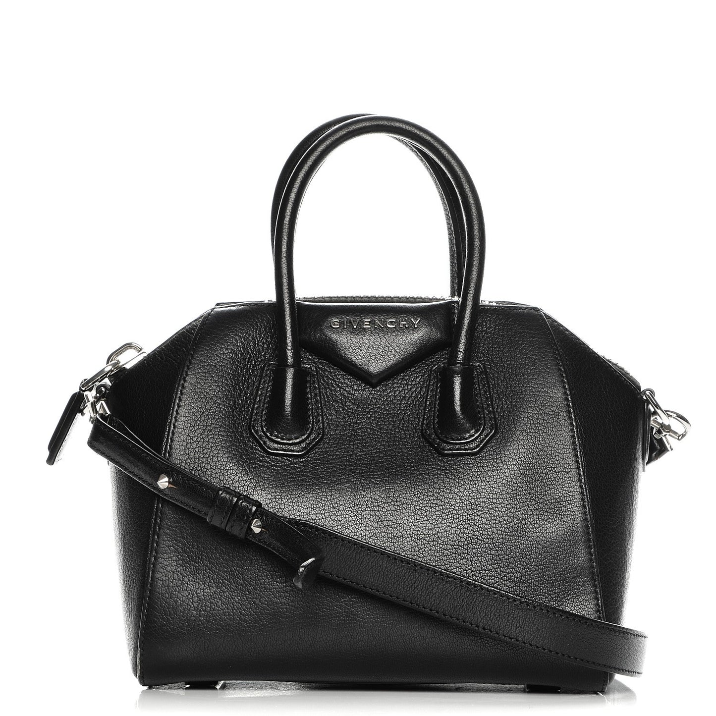 Sugar Goatskin Mini Antigona Black