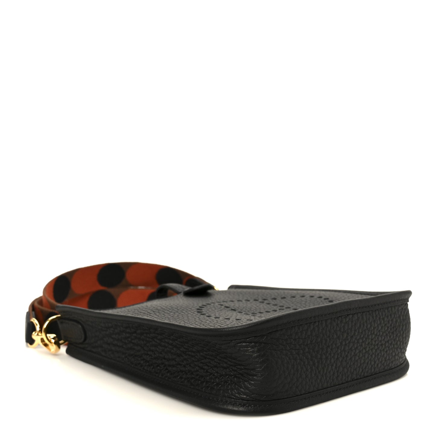 Taurillon Clemence Flipperball Sangle Evelyne TPM Black Noisette Cuivre Gold